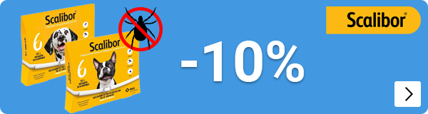 SCALIBOR 10% korting DOG