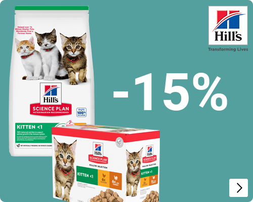 Hill's Life Stage kitten voer 15% korting CAT