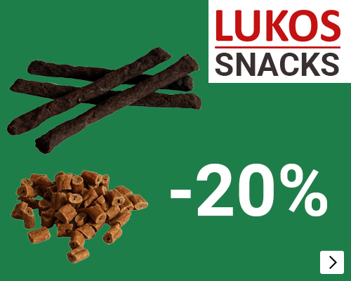 LUKOS snacks 20% korting DOG
