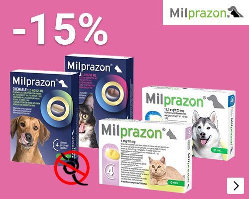 MILPRAZON 15% korting DOG CAT