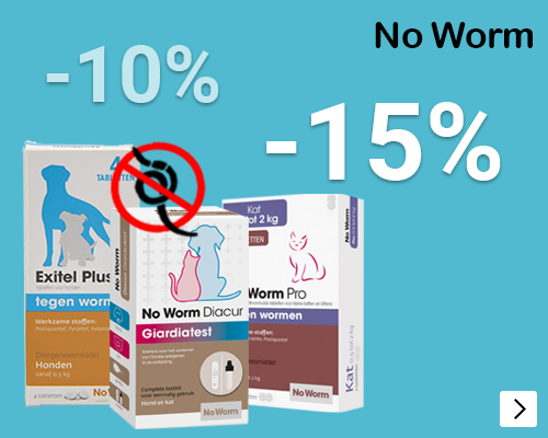 NO WORM tot 15% korting DOG CAT
