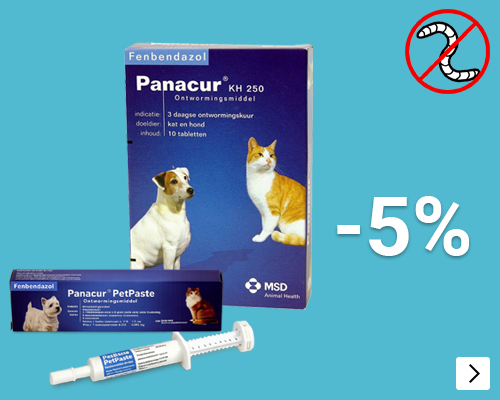 PANACUR ontworming 5% korting DOG CAT