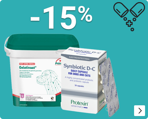 PROTEXIN en PRIMEVAL 15% korting DOG CAT