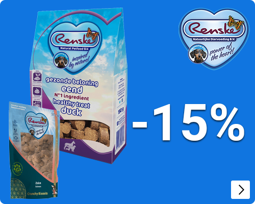 RENSKE SNACKS 15% korting DOG