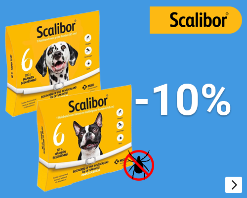 SCALIBOR 10% korting DOG