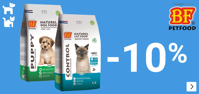 BF PETFOOD H+K KLEINVERPAKKING 10% korting DOG CAT