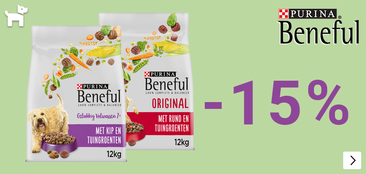 Beneful hondenvoer 15% korting DOG