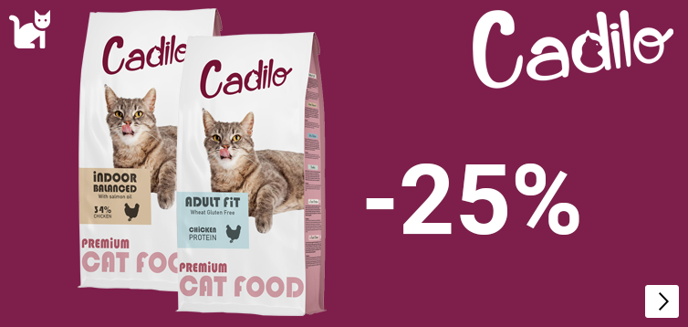CADILO droogvoer 25% korting CAT