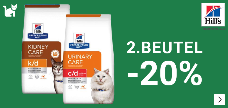 Hill's PD droogvoer kat 2e zak 20% lret op afwijkende data CAT