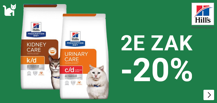 Hill's PD droogvoer kat 2e zak 20% lret op afwijkende data CAT