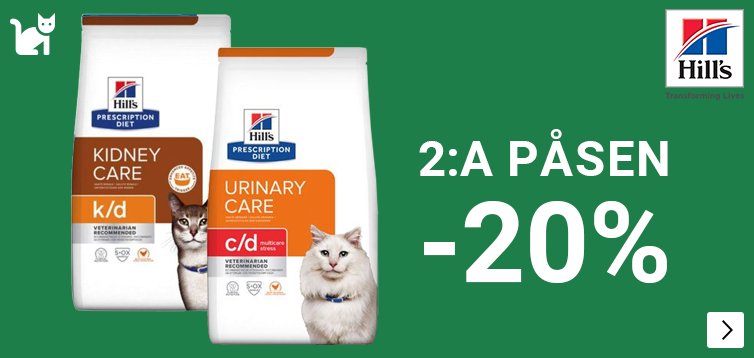 Hill's PD droogvoer kat 2e zak 20% lret op afwijkende data CAT