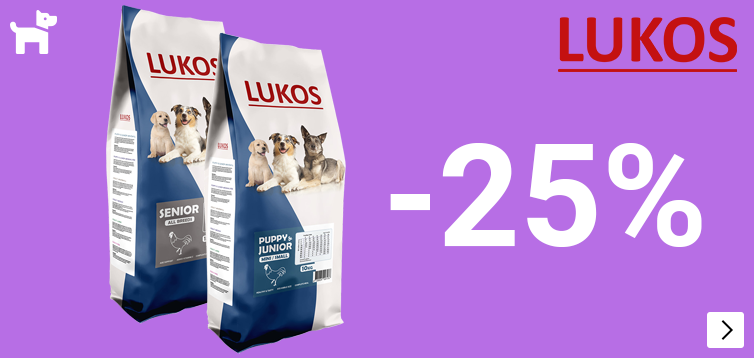 LUKOS KLEINVERPAKKING 25% korting DOG