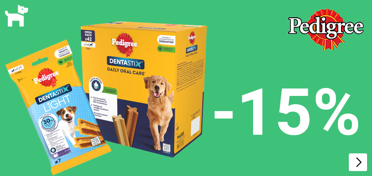 Pedigree dentastix of dentastix light diverse varianten 15% korting DOG