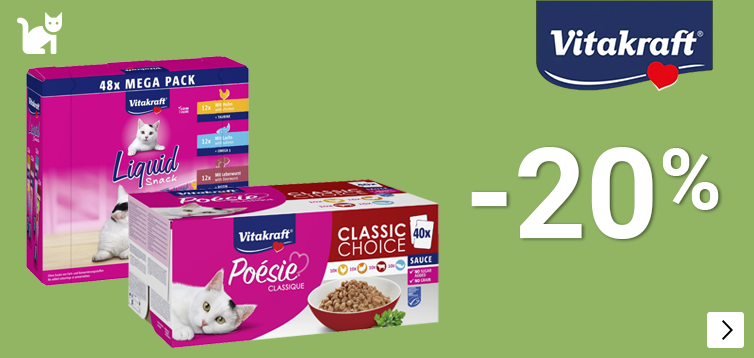 VITAKRAFT Kattensnacks 20% korting CAT