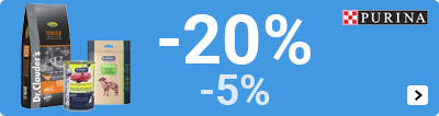 Dr. Clauders ALLEEN  NL 5% op droog, 16% op nat en 20% op snacks