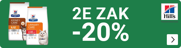 Hill's PD droogvoer kat 2e zak 20% lret op afwijkende data CAT