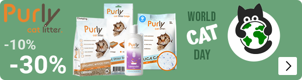 WERELDKATTENDAG PURLY tot 30% korting CAT