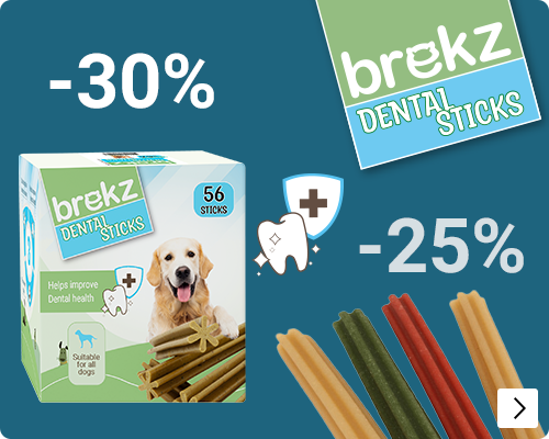 BREKZ DENTAL STICKS tot 40% korting DOG