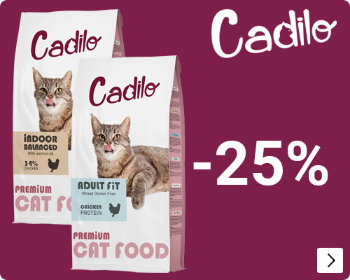 CADILO droogvoer 25% korting CAT