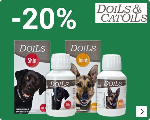 DOILS visolie 20% korting DOG