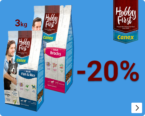 Hobby First Canex hondenvoer kleinverpakkingen 20% korting DOG