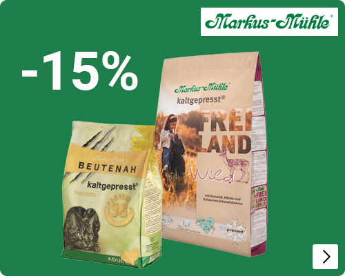 MARKUS MÜHLE droogvoer 15% korting DOG CAT