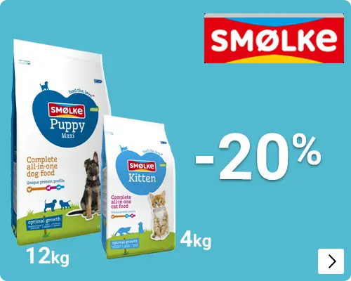 Smølke puppy of kitten 20% korting DOG CAT