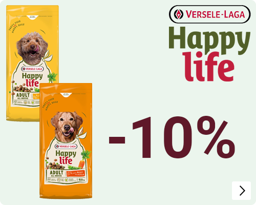 Happy Life grootverpakkingen hondenvoer 7,5-12,5kg 10% korting DOG