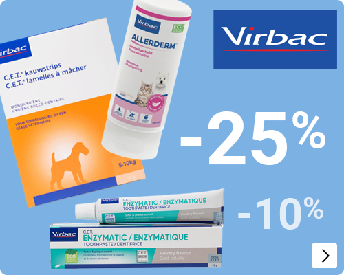 VIRBAC DIVERS tot 25% korting DOG CAT