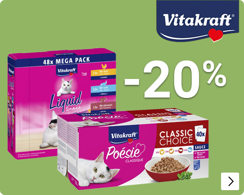 VITAKRAFT Kattensnacks 20% korting CAT