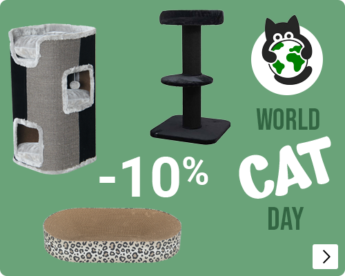 WERELDKATTENDAG KRABARTIKELEN 10% korting CAT