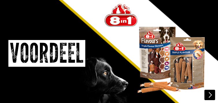 BF 8in1 hondensnacks tot 50% korting DOG