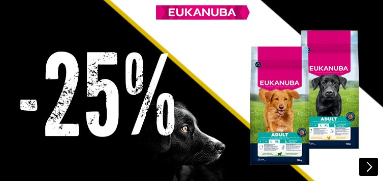 BF Eukanuba diverse grootverpakkingen 25% korting DOG