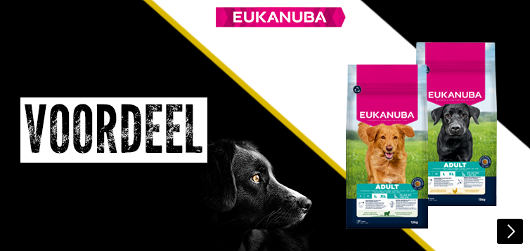BF Eukanuba diverse grootverpakkingen 25% korting DOG
