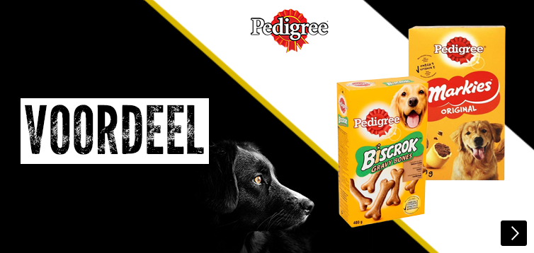 BF Pedigree diverse snacks 20% korting