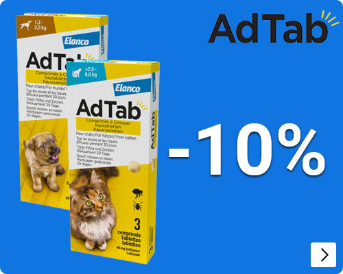 ADTAB 10%  korting DOG CAT