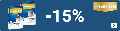 BOLFO GOLD 15% korting DOG CAT