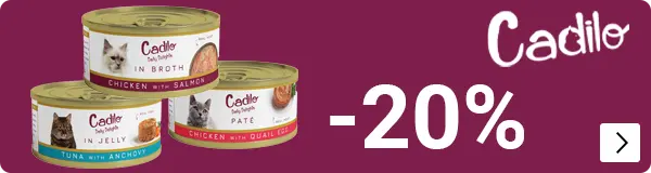 CADILO NATVOER 20% korting CAT