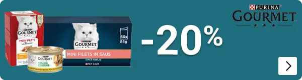 Gourmet mon petit, perle en nature's creations 20% korting CAT