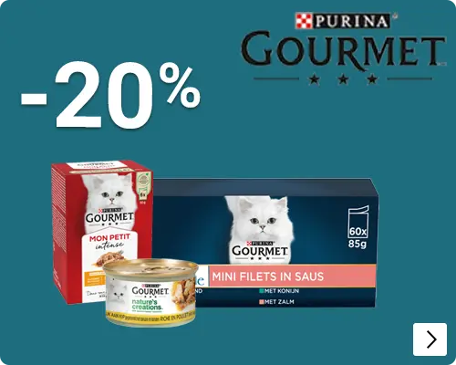 Gourmet mon petit, perle en nature's creations 20% korting CAT