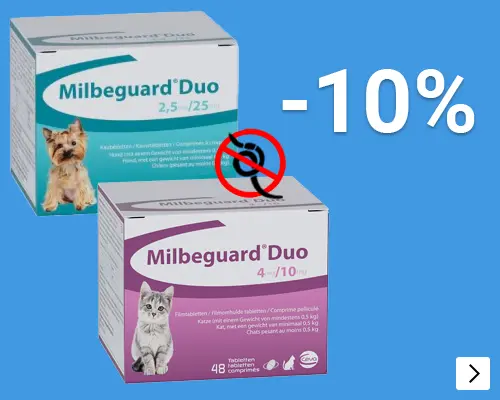 MILBEGUARD ontworming 10% korting DOG CAT