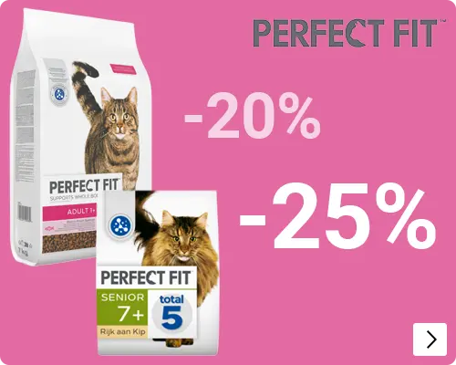 Perfect Fit kattenvoer gvp 20% korting kvp 25% CAT