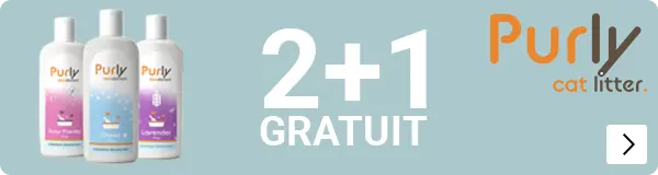 Purly kattenbakgeurkorrels 2 en 1 gratis CAT