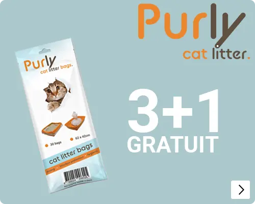 Purly kattenbakzakken (30 stuks) Per verpakking 3 en 1 gratis CAT