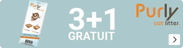 Purly kattenbakzakken (30 stuks) Per verpakking 3 en 1 gratis CAT