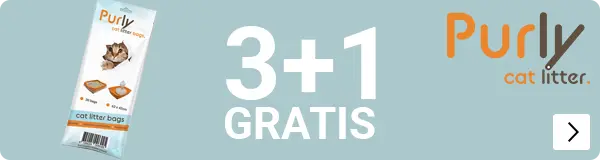 Purly kattenbakzakken (30 stuks) Per verpakking 3 en 1 gratis CAT