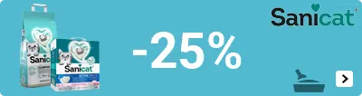 SANICAT 25% korting CAT