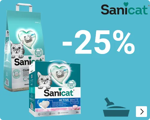 SANICAT 25% korting CAT