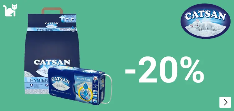 Catsan kattttenbakvulling 20% korting CAT