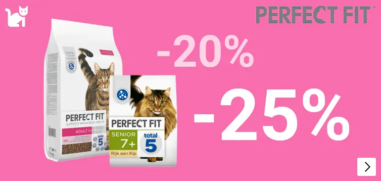 Perfect Fit kattenvoer gvp 20% korting kvp 25% CAT